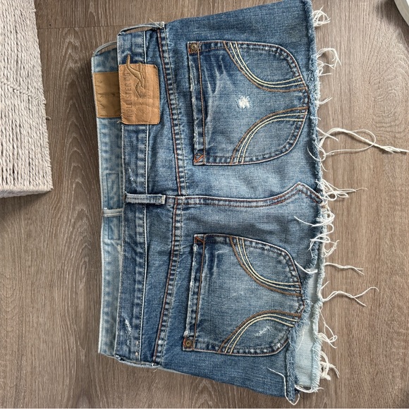 Hollister Blue Denim Mini Skirt - Picture 4 of 7